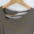 ACLENT One shoulder cutting rib long tee ワンショルダー カッティング リブ ロングスリーブTシャツ レディース FREE