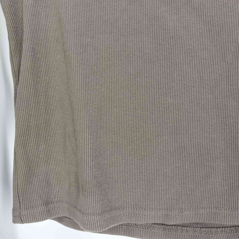 ACLENT One shoulder cutting rib long tee ワンショルダー カッティング リブ ロングスリーブTシャツ レディース FREE
