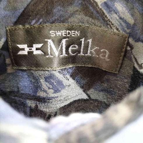 SWEDEN Melka 総柄ロングスリーブシャツ メンズ
