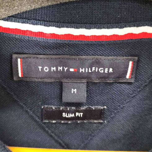 トミーヒルフィガー TOMMY HILFIGER ロゴ刺繍 ポロシャツ SLIM FIT メンズ JPN:M