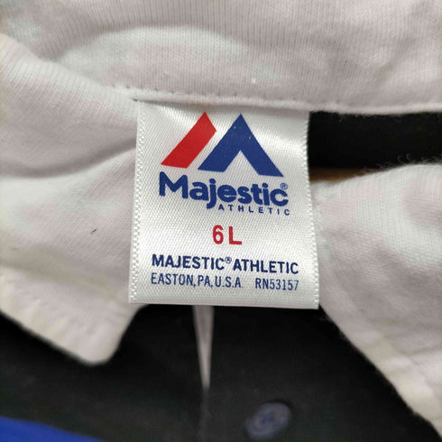 マジェスティック MAJESTIC チームロゴプリント ラガーシャツ メンズ 6L