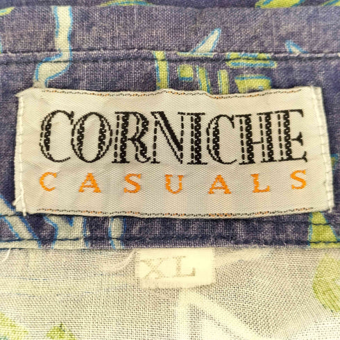 CORNICHE 総柄 開襟アロハシャツ メンズ JPN:XL