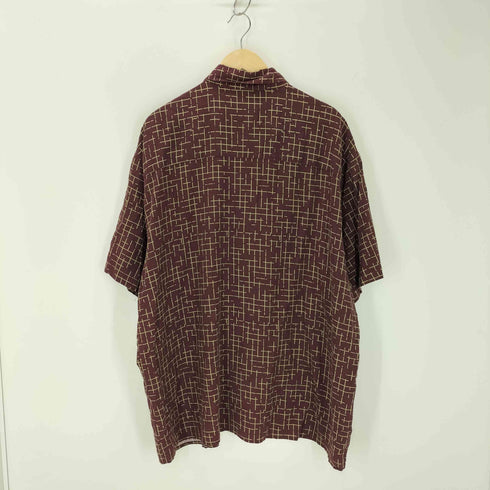 ナチュラルイシュー NATURAL ISSUE 100%レーヨン 総柄 開襟アロハシャツ メンズ JPN:XL