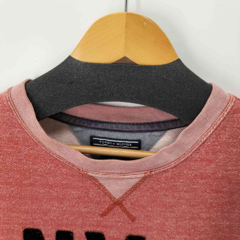 トミーヒルフィガー TOMMY HILFIGER フロントワッペンデザインスウェット メンズ import:L
