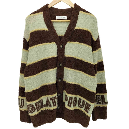 ジェラートピケオム Gelato Pique Homme 24AW パウダーマカロンボーダーカーディガン メンズ import:L