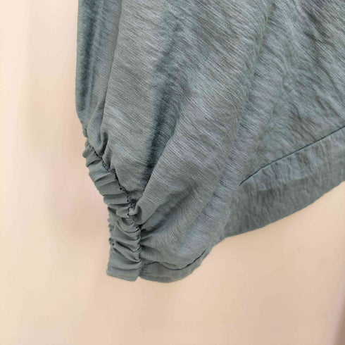 ユナイテッドアローズグリーンレーベルリラクシング UNITED ARROWS green label relaxing ウエッジスリーブ 7分袖 ブラウス レディース