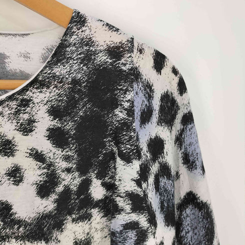 ステラマッカートニー STELLA McCARTNEY ポルトガル製 レオパード ボートネック ブラウス レディース 36