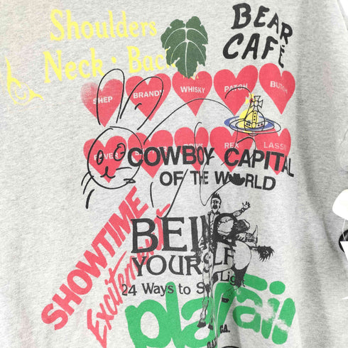 ヴィヴィアンウエストウッド アングロマニア Vivienne Westwood ANGLOMANIA BAGGY T-SHIRT メンズ import:L