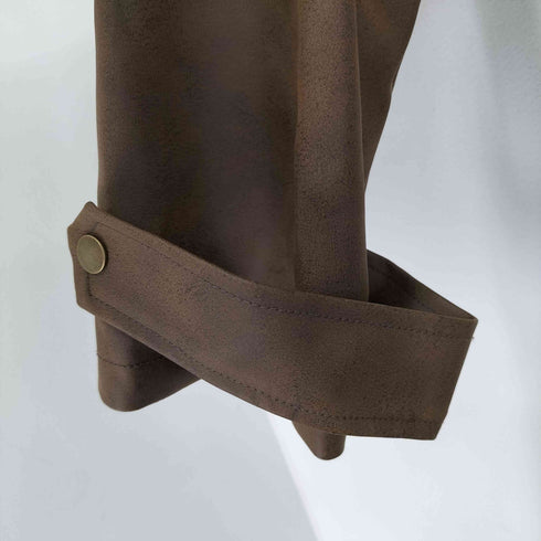 ザラ ZARA コーデュロイカラーロングコート レディース import:M