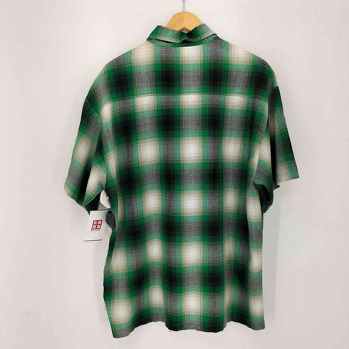 キャルトップ CALTOP MADE IN USA オンブレチェックS/Sシャツ メンズ import:L