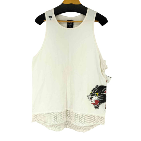 クライミー THE CRIMIE 裾カットワークデザインタンクトップ メンズ JPN:M