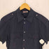 プラダ PRADA PRADA SPORT イタリア製 ラウンドカット エポレット ストレッチ S/S シャツ メンズ import:M