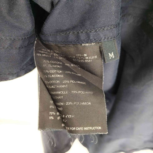 プラダ PRADA PRADA SPORT イタリア製 ラウンドカット エポレット ストレッチ S/S シャツ メンズ import:M