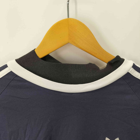 アディダスオリジナルス adidas Originals フロントロゴ刺繍 S/S ラグランシャツ メンズ O