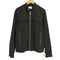 ザラ ZARA フェイクレザー切り替え フルジップ ナイロンジャケット メンズ import:M