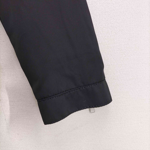 ザラ ZARA フェイクレザー切り替え フルジップ ナイロンジャケット メンズ import:M