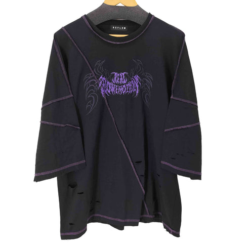 レフレム REFLEM オーバーステッチTシャツ レディース