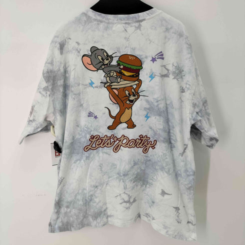 THE BRAVE-MAN S/S 両面キャラクター刺繍 タイダイTシャツ メンズ import:XL