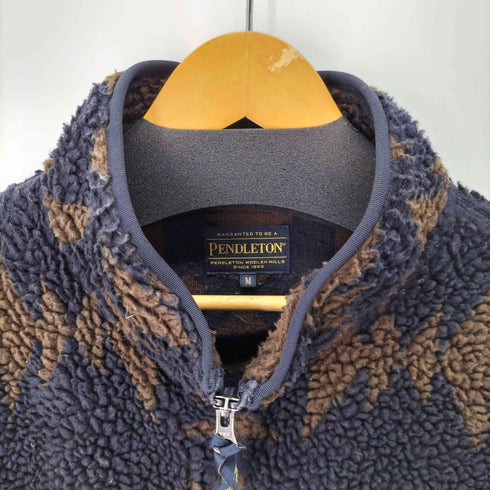 ペンドルトン PENDLETON 総柄ボアジャケット メンズ import:M
