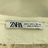 ザラ ZARA クルーネック バイカラー アートプリント 長袖 Tシャツ メンズ L