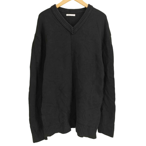 ザラ ZARA Vネック 無地 長袖ニット メンズ import:XL