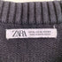 ザラ ZARA Vネック 無地 長袖ニット メンズ import:XL