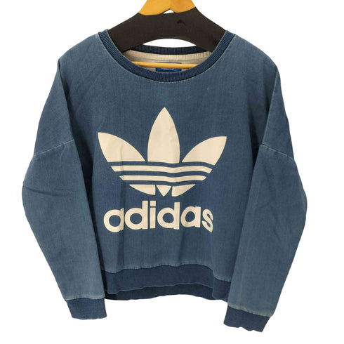 アディダスオリジナルス adidas Originals TRACK DENIM SWEAT SHIRT レディース import:M
