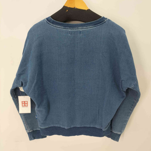 アディダスオリジナルス adidas Originals TRACK DENIM SWEAT SHIRT レディース import:M