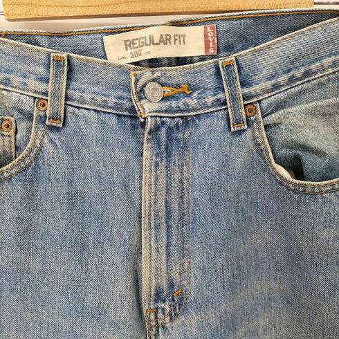 リーバイス Levis メキシコ製 505 REGULAR FIT デニムパンツ メンズ 33X34