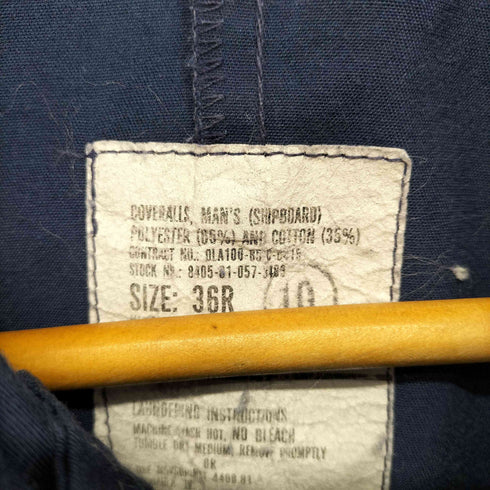 ユーエスネイビー U.S.NAVY OVERALLS MANS(SHIPBOARD) メンズ 36R