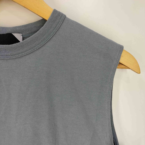 エイトン ATON SUVIN AIR SPINNING ROUND HEM TANK TOP ノースリーブTシャツ レディース 01