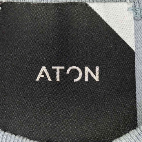 エイトン ATON SUVIN AIR SPINNING ROUND HEM TANK TOP ノースリーブTシャツ レディース 01