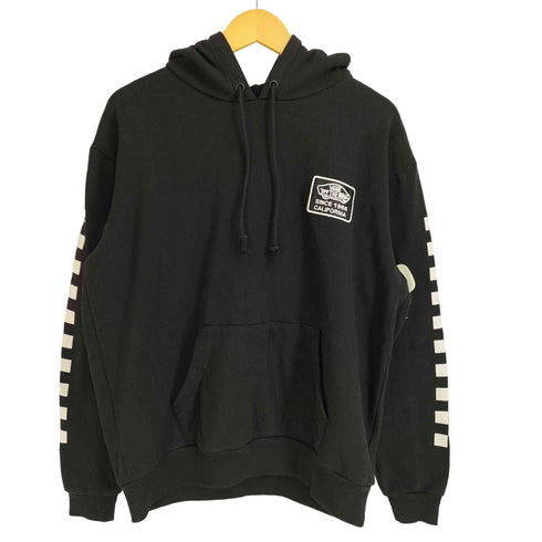 バンズ VANS 袖プリント ワッペン 裏起毛 プルオーパーパーカー フーディ メンズ JPN:L