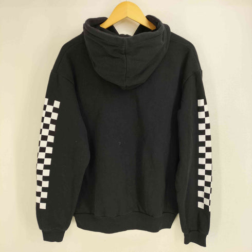 バンズ VANS 袖プリント ワッペン 裏起毛 プルオーパーパーカー フーディ メンズ JPN:L