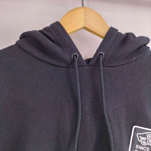 バンズ VANS 袖プリント ワッペン 裏起毛 プルオーパーパーカー フーディ メンズ JPN:L