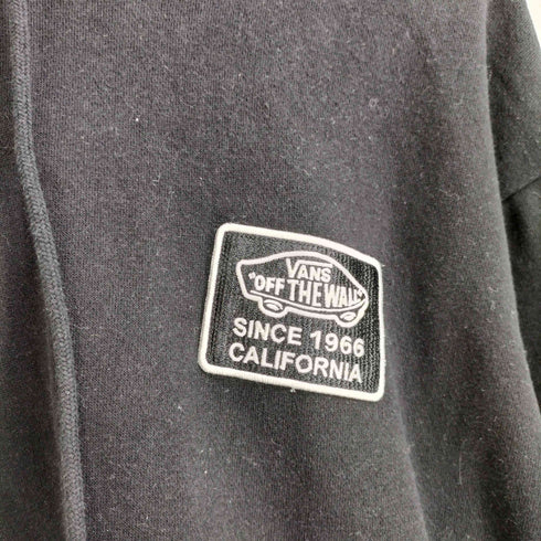バンズ VANS 袖プリント ワッペン 裏起毛 プルオーパーパーカー フーディ メンズ JPN:L