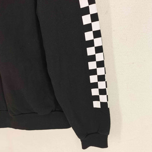 バンズ VANS 袖プリント ワッペン 裏起毛 プルオーパーパーカー フーディ メンズ JPN:L