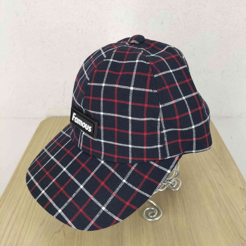 ワールドワイドフェイマス WORLD WIDE FAMOUS チェック柄キャップ メンズ FREE