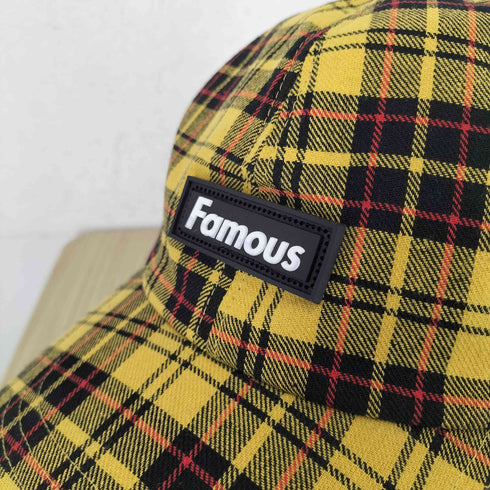 ワールドワイドフェイマス WORLD WIDE FAMOUS チェック柄キャップ メンズ FREE