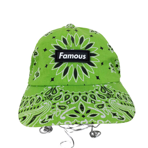 ワールドワイドフェイマス WORLD WIDE FAMOUS バンダナ柄キャップ メンズ FREE