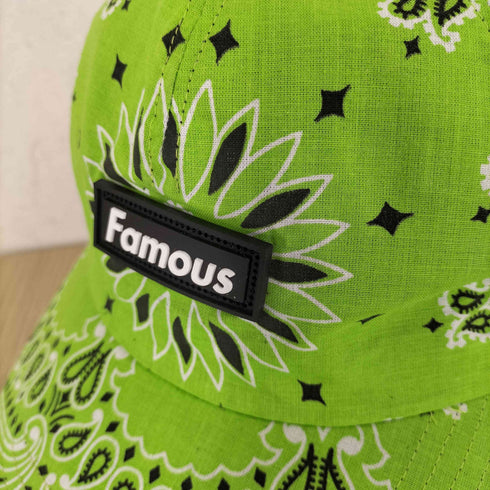ワールドワイドフェイマス WORLD WIDE FAMOUS バンダナ柄キャップ メンズ FREE
