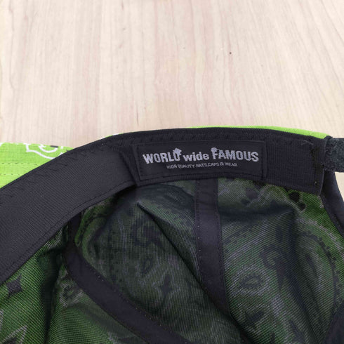 ワールドワイドフェイマス WORLD WIDE FAMOUS バンダナ柄キャップ メンズ FREE