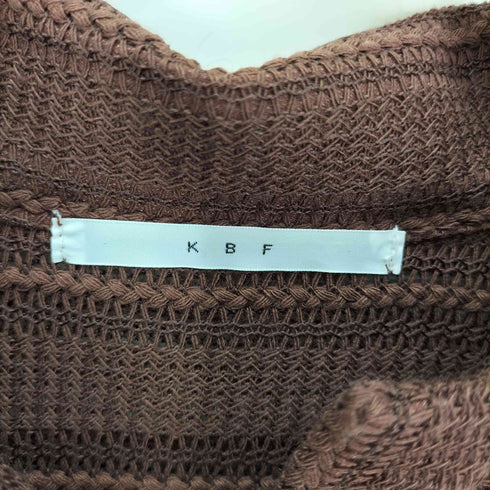 ケイビーエフ KBF 24SS オープンカラー ストライプ カット シャツ レディース ONE SIZE