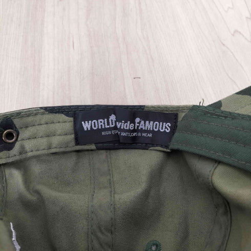 ワールドワイドフェイマス WORLD WIDE FAMOUS 星条旗刺繍キャップ メンズ FREE