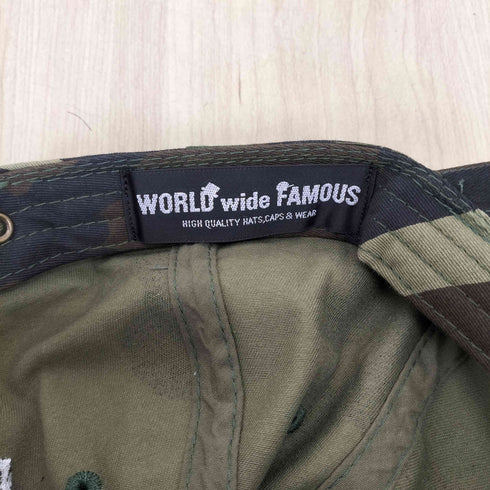ワールドワイドフェイマス WORLD WIDE FAMOUS 星条旗刺繍キャップ メンズ FREE