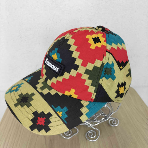 ワールドワイドフェイマス WORLD WIDE FAMOUS ネイティブ柄キャップ メンズ FREE