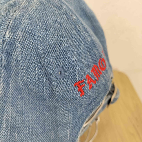 ワールドワイドフェイマス WORLD WIDE FAMOUS KING 刺繍デニムキャップ メンズ FREE