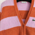 ラコステ LACOSTE アルパカブレンドVネックストライプカーディガン レディース FR:34