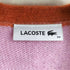 ラコステ LACOSTE アルパカブレンドVネックストライプカーディガン レディース FR:34