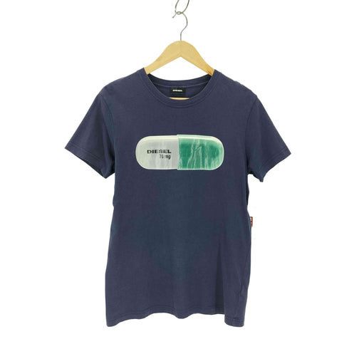 ディーゼル DIESEL ピル カプセルプリントクルーネックTシャツ Y2K メンズ JPN:XS